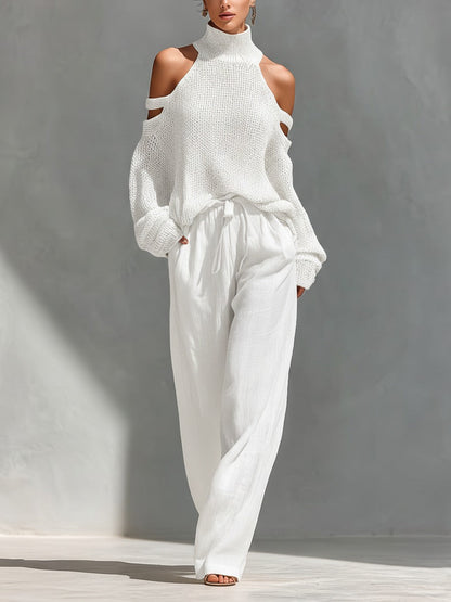 Camila™ | Conjunto de punto y lino a la moda