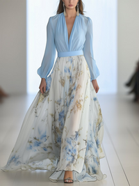Penelope™ | Vestido largo floral